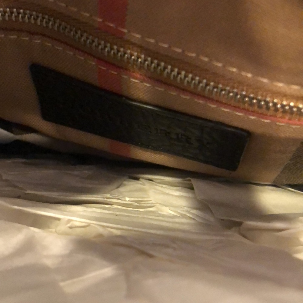 NWT Burberry black leather Maidstone medium tote - Picture 9 of 13